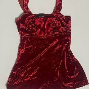 A. Byer Small Velvet Top